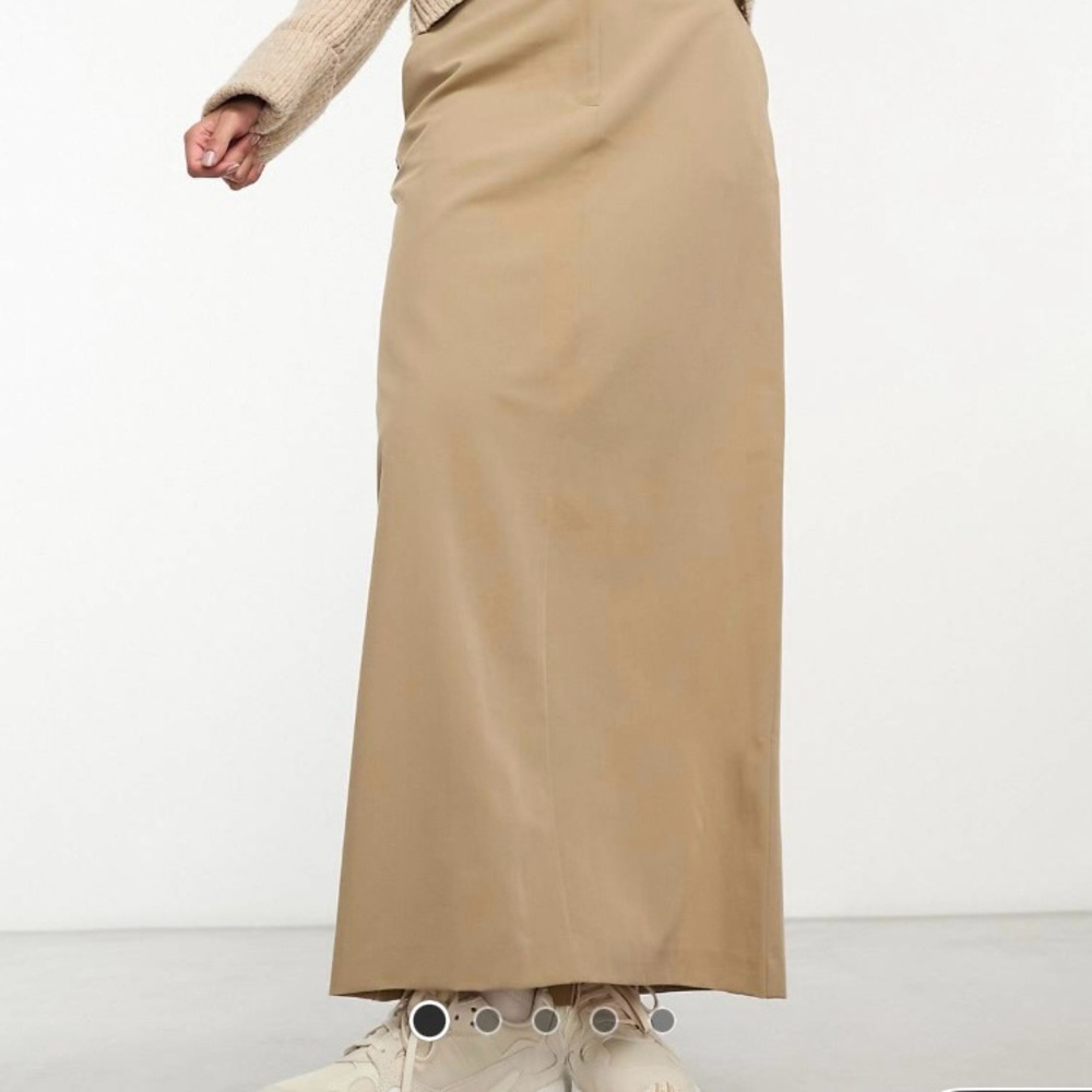Beautiful ASOS tan pencil skirt.